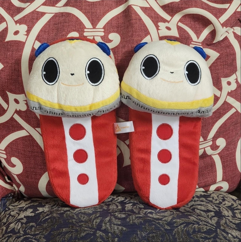 Persona 4 Teddie Plush Slippers